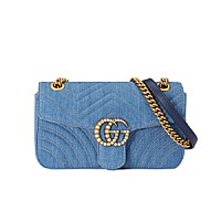 [스페셜오더]GUCCI-443497 6433 구찌 레드 GG 마몽 스몰 마틀라세 숄더백