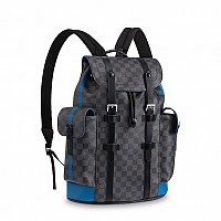 LOUIS VUITTON-M14676 루이비통 블루 모노그램 헤리티지 크리스토퍼 백팩 MM