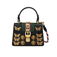 [스페셜오더]GUCCI-470270 8605 구찌 실비 화이트가죽 미니 탑핸들백