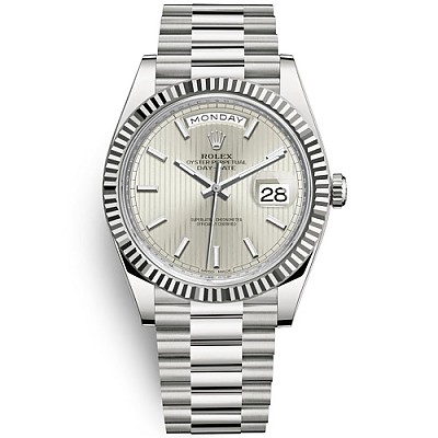 [TW Factory][스페셜오더]ROLEX-228239 롤렉스 데이-데이트 다이아 스틸 그린다이얼 페이크시계 40mm