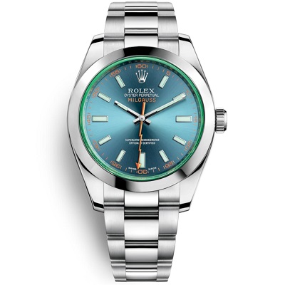 ★[AR팩토리][스페셜오더]ROLEX-롤렉스 밀가우스 스틸 일렉트릭 블루다이얼40mm