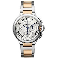 [스페셜오더]Cartier-까르띠에 발롱 블루 드 스틸 브레이슬릿 핑크다이얼 레이디스 워치33mm