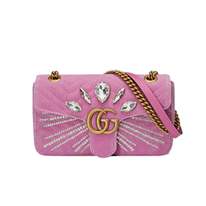 [퍼팩트버전]GUCCI-443497 3368 구찌 그린 GG 마몽 GG 멀티컬러 스몰 숄더백