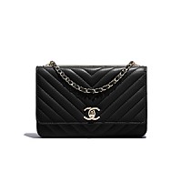 [스페셜오더]CHANEL-A80982 샤넬 램스킨 쉐브론 핑크 골드메탈 WOC 체인 지갑