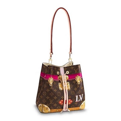 LV-M44022 루이비통 로즈파우더 모노그램 네오노에 MM 버킷 백 26cm