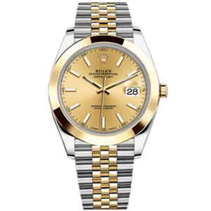 [스페셜오더]ROLEX-롤렉스 데이트저스트 데이트 옐로우 골드 스틸 실버다이얼 콤비시계41mm