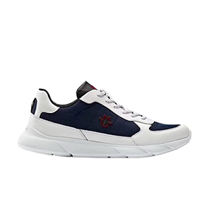 DIOR-3SN235 디올 화이트 네이비 송아지 가죽 테크니컬 캔버스 B21 RUNNERS 스니커즈