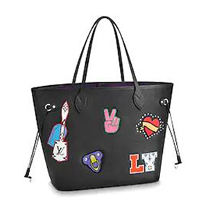 [스페셜오더]LOUIS VUITTON-M56584 루이비통 크림 카멜 모노그램 자이언트 LV 크래프티 네버풀 MM