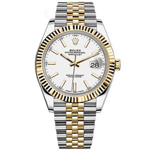 [스페셜오더]ROLEX-롤렉스 데이트저스트 데이트 옐로우 골드 스틸 실버다이얼 콤비시계41mm