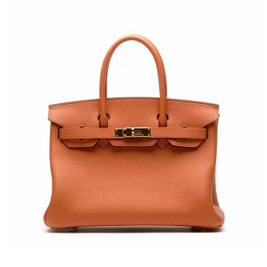 [스페셜오더]HERMES-에르메스 Birkin 벌킨 백 30 포피 오렌지 금장 R각인 ORIGINAL LEATHER