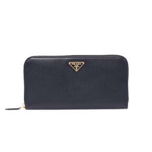 [스페셜오더]PRADA-1ML506 프라다 사피아노 가죽 블랙 지퍼 지갑