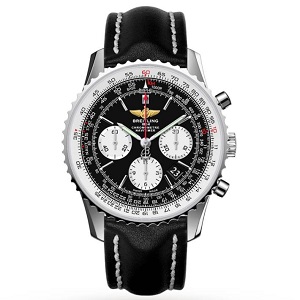 [스페셜오더]BREITLING-브라이틀링 내비타이머 01 크로노그래프 스틸 블랙 43mm