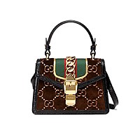 [스페셜오더]GUCCI-470270 8605 구찌 실비 화이트가죽 미니 탑핸들백