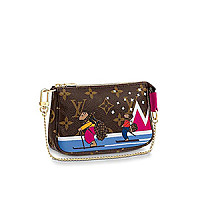 LOUIS VUITTON-M13994 루이비통 블루 모노그램 체리 데님 LV x TM 포쉐트 악세수아