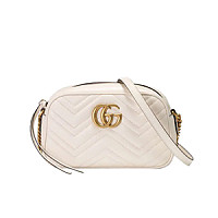 [스페셜오더]GUCCI-447632-8179 구찌 GG 마몽 실버메탈릭 펄 디테일 스몰 마틀라세 숄더백