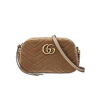 [스페셜오더]GUCCI-447632-8179 구찌 GG 마몽 실버메탈릭 펄 디테일 스몰 마틀라세 숄더백