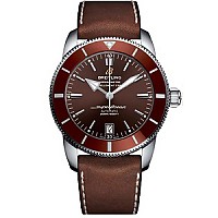 [스페셜오더]BREITLING-브라이틀링 슈퍼오션 II 건 블루 스틸 러버스트랩 워치44mm