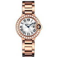 [스페셜오더]Cartier-까르띠에 발롱 블루 드 스틸 브레이슬릿 핑크다이얼 레이디스 워치33mm