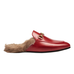 GUCCI-426361 구찌 여성용 가죽 슬리퍼 레드